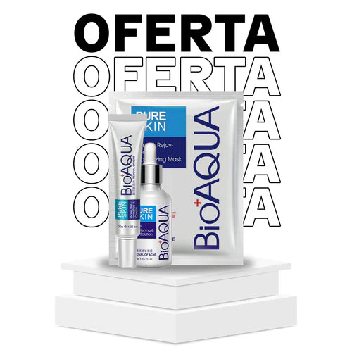 KIT ANTI ACNE BIOAQUA - PAGUE AL RECEBIR - POCAS UNIDADES